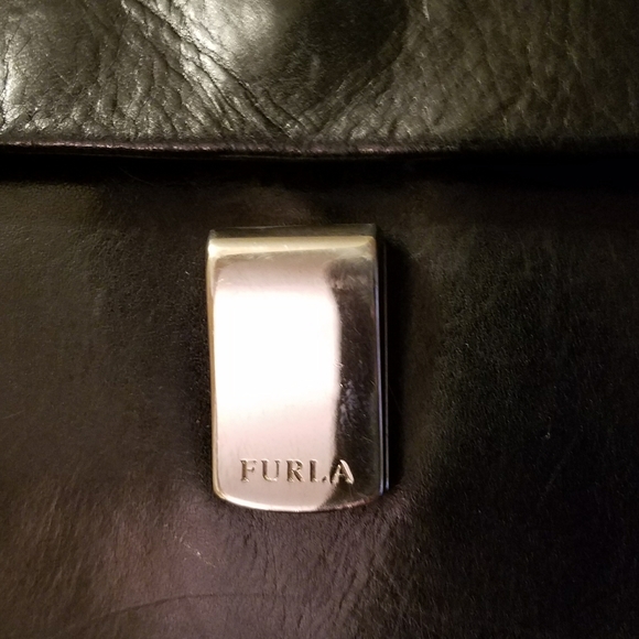 Furla black leather shoulder bag - Picture 3 of 5